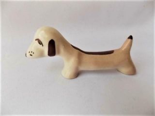 Vintage Stylized Miniature Dachshund Dog Figurine California