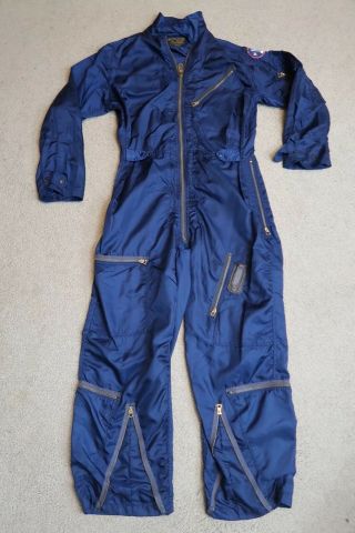 Vtg Us Air Force Pilot Flight Suit K 2 - A Size Medium Short Usa