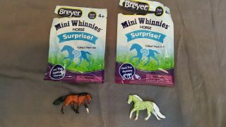 Breyer Mini Whinnies Horse Surprise Series 2 Chase Emerald With Alfie