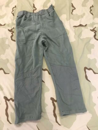 United Us Air Force Envirowear Ecwcs Fleece Pants Liner Side Zips Abu Gore - Tex