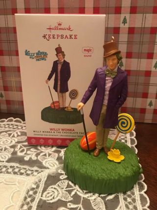 Hallmark Willy Wonka And The Chocolate Factory 2017 Magic Christmas Ornaments