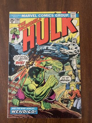 Incredible Hulk 180 With No Marvel Value Stamp