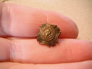 Old Screw Back Design Vfw Veterans Of Foreign Wars Lapel/hat Pin