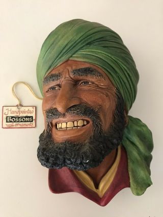 Bossons Chalkware Head Punjabi 1964