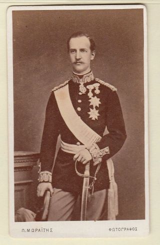 Royalty - George I,  King Of Greece - 1870 P.  Moraites - Rare