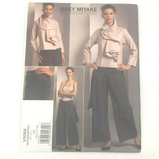 Vogue Designer Issey Miyake V1052 Sewing Pattern 6 - 12 Jacket Pants Pt2