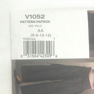 Vogue Designer Issey Miyake V1052 Sewing Pattern 6 - 12 Jacket Pants PT2 3