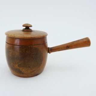 Antique Wooden Mauchline Ware Cotton Reel Holder,  The Dingle,  Colwyn Bay