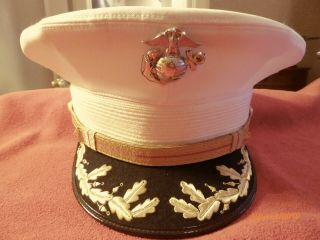 Usmc Field Grade Officer Dress Hat Kingform Cap Company Outstanding