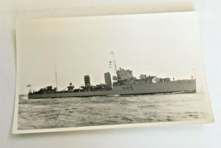 Hms Acheron Postcard,  Royal Navy Ww2 Destroyer L 1930 - Sunk 1940 Navpic 1937