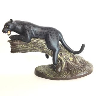 Colorata Endangered Animals Wildcats Mini Figure Black Leopard Import Japan