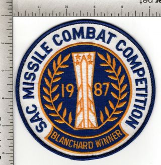 1987 Sac Missile Combat Competition - Blanchard Winner - 1967 - 1993,  Sac Era
