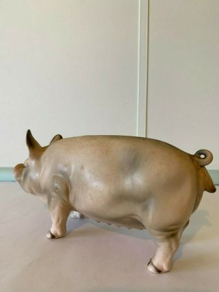 Lefton ' s China Sow Pig Matt Large Figurine Made in Japan H453 Vintage 2