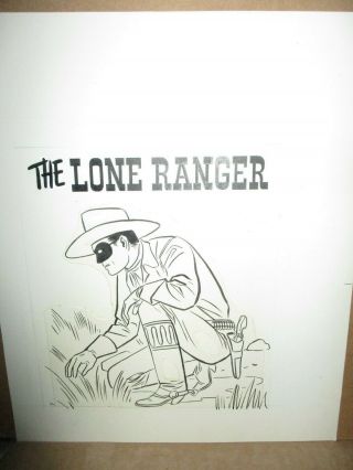 The Lone Ranger Cover Art W) Logos 1955 Kid 