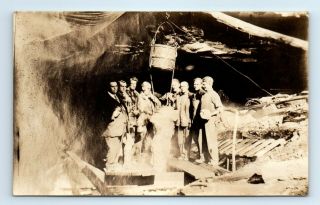 C1925 Sand Cave,  Kentucky Rppc - " Floyd Collins " Mammoth Cave Remains - Highbaugh
