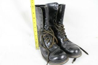 Vintage Black Corcoran Jumping Boots Size 7C Paratrooper Military 6E25492 2