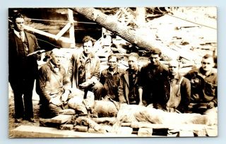 C1925 Sand Cave,  Kentucky Rppc - " Floyd Collins " Remains - Highbaugh Mammoth Cave