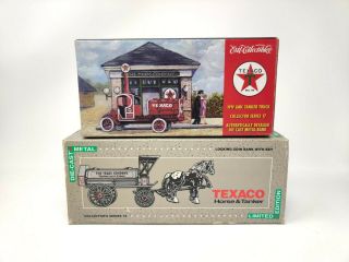 Ertl Collectible Texaco Die Cast 1919 Gmc Tanker Truck Horse And Tanker Limited