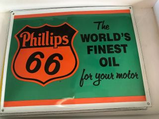 Phillips The Worlds Finest Oil For Your Motor Porcelain Sign -