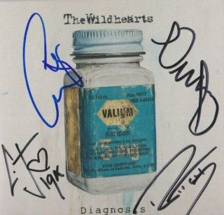 The Wildhearts - Hand Signed - Cd Album - Diagnosis Autographed