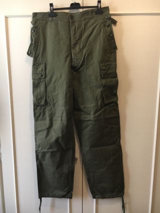 Vintage French Army Paratrooper Pant 50 