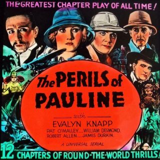 Evalyn Knapp In The Perils Of Pauline 1933 Movie Cinema Film Magic Lantern Slide