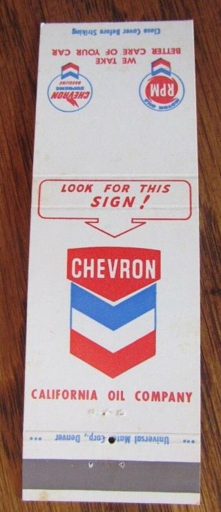 Chevron Gas Station & Rpm Motor Oil: California Oil Company - L6