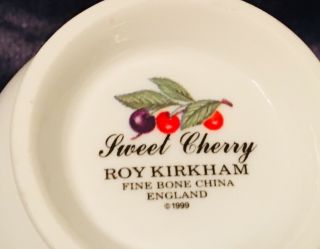 ROY KIRKHAM SWEET CHERRY ENGLISH FINE BONE CHINA TEA COFFEE CUP 3