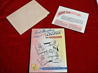 RARE Vintage Aunt Martha ' s Hot Iron Transfers 3341 BLACK AMERICANA Tea Towels 2