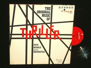 Tv Lp The Music Of Thriller Boris Karloff Pete Rugolo Stereo 1961