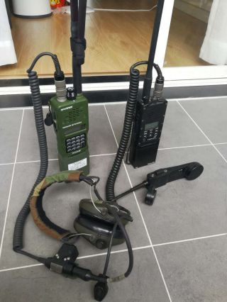 6 Pins Military Thales Harris Multiband Prc152 Prc - 152a Two Way Radio Waterproof