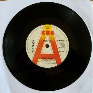 The Clash - Remote Control / Londons Burning 7 " - Cbs Promo Single 1977 Punk