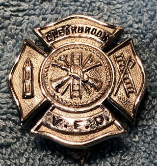 Clear Brook,  Va Volunteer Fire Dept Retired Badge