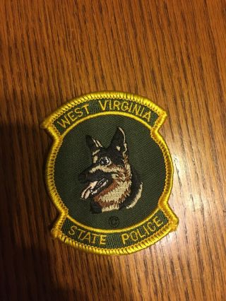 West Virginia State Police Wvsp K - 9 Patch