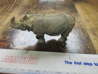 Vintage Britains Toy Soliders Rhinoceros Figurine