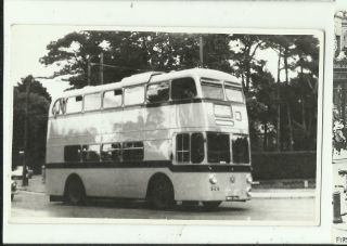 Bus / Train /tram Vintage Bus Real Photo Postcard
