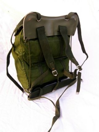 1970s Swedish Army St/lk35 Backpack 35 Liter Rucksack Bag Military Steel Frame