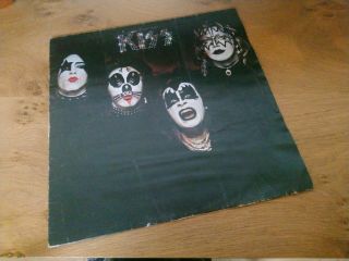 Kiss Self Titled Debut Uk First Press Vinyl Lp Record Blue Cassablanca Vg - /vg -