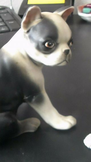 Vintage,  Boston Terrier Puppy Dog Figurine Vintage 1960 