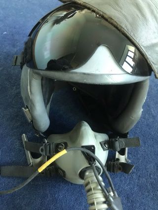 55/p Fixed Wing,  Pilot/flight Helmet,  Gentex Mbu Oxygen Mask,  Large Size