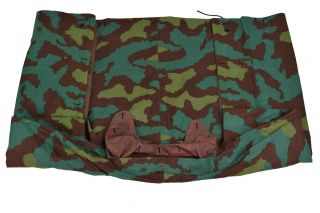 Italian Army Camo Shelter Half Tarpaulin Waterproof Canvas Tent Poncho