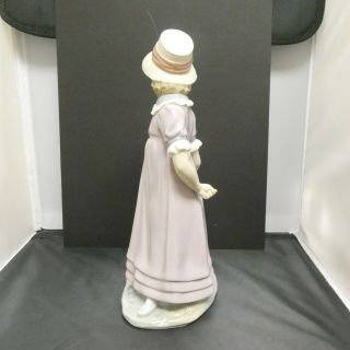 LLADRO Hand Made in Spain Daisa 1978 5044 Girl with Toy Wagon Figurine 11 