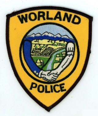 Worland Police Department Wyoming Vintage