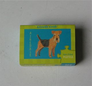 Airdale Terrier And Great Dane Double Sided Puzzle