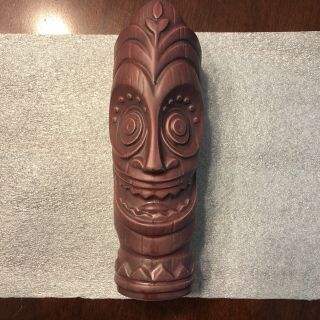 Disney Polynesian Village Tiki Mug Glass 3rd Edition Purple Brown Prototype Rare