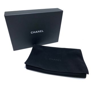Authentic Chanel Cc Empty Paper Gift Box And Dustbag Black