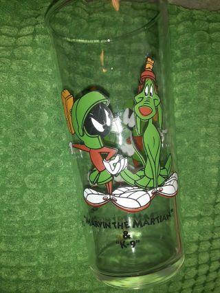 Marvin The Martian And K - 9 1994 Glass