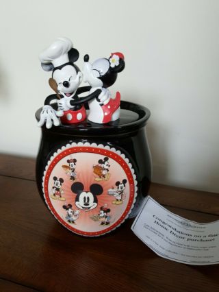 Bradford Exchange Disney Mickey And Minnie Cookie Jar - As Sweet As You