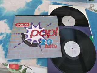 Erasure ‎– Pop - The First 20 Hits Uk Vinyl Double Lp Greatest Hits