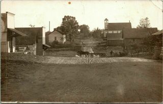 S.  Wight Photo Elsie Chapin Mi Dirt Street Church Posted Oakley 1907 Horse